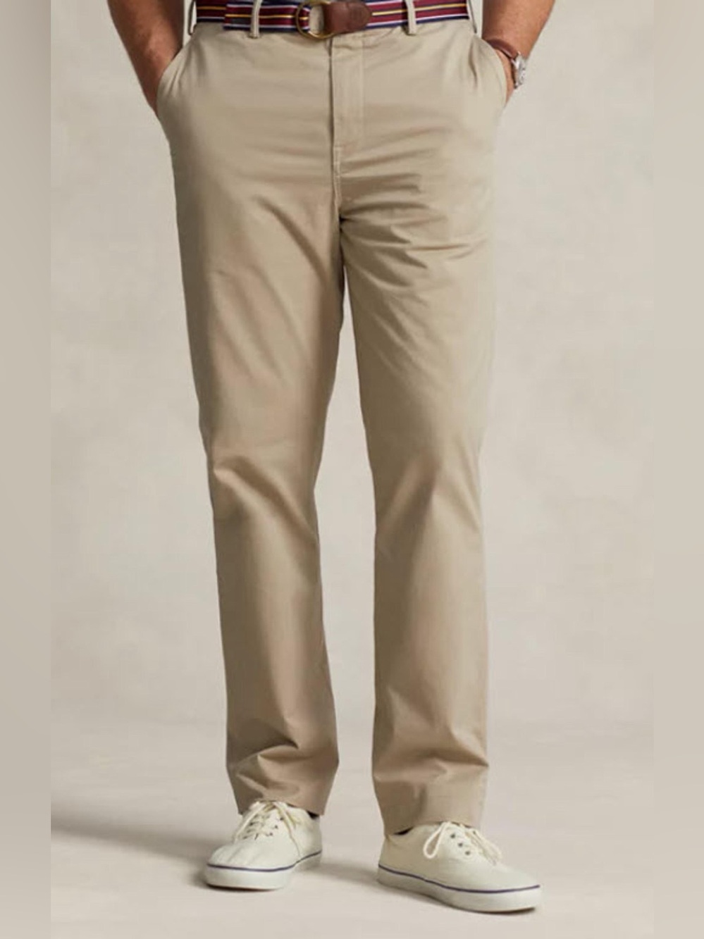 Polo Ralph Lauren Men's Classic Straight-Fit Chino Pants in Khaki 38/32